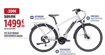 Intersport Nakamura vtc électrique crossover adulte offre