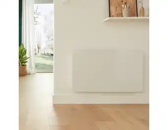 Brico Dépôt Bodner radiateur acier jaina blanc - 1 500 w offre