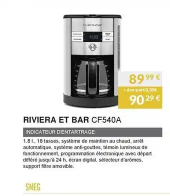 Copra Indicateur D'entartrage Riviera Et Bar offre