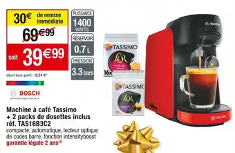 Cora x Carrefour Machine à café Tassimo offre