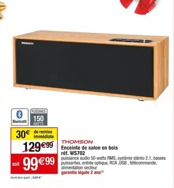 Enceinte de salon en bo réf. WS702 is