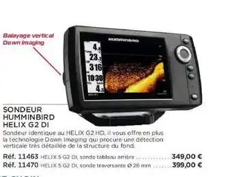 Uship Sondeur Humminbird Helix G2 Di offre