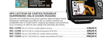 Gps Lecteur De Cartes Sondeur Humminbird Helix Down Imaging