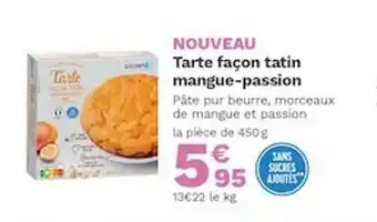 Picard Tarte Façon Tatin Mangue-passion offre
