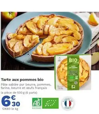Picard Tarte Aux Pommes Bio offre
