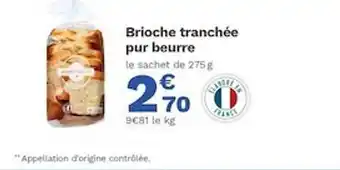 Brioche Tranchée Pur Beurre