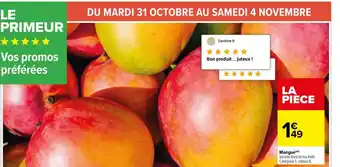 Carrefour Drive Mangue offre