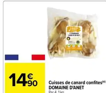 Cuisses de canard confites DOMAINE D'ANET