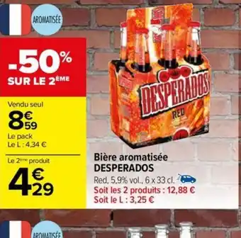 Carrefour Drive Bière aromatisée DESPERADOS offre