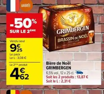Bière de Noël GRIMBERGEN