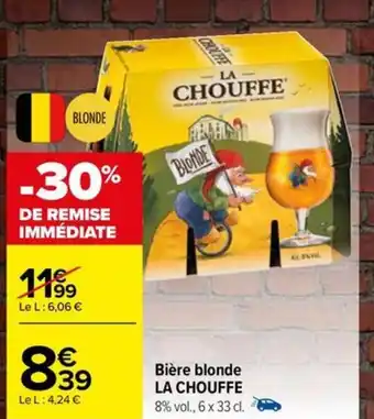 Carrefour Drive Bière blonde offre