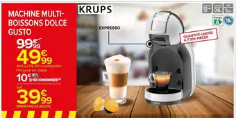 Carrefour Drive MACHINE MULTI- BOISSONS DOLCE offre