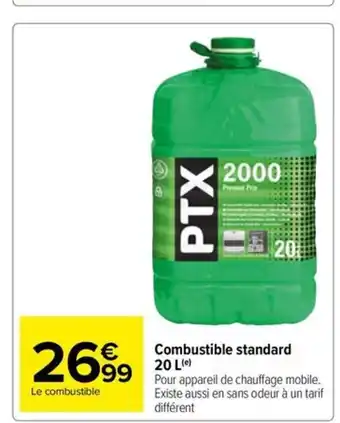 Carrefour Drive Combustible standard 20 L offre