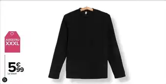 Carrefour Drive Sweat Polaire Homme offre