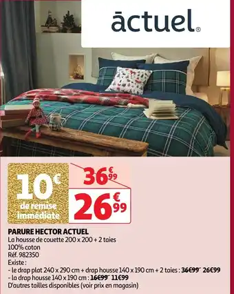 Auchan PARURE HECTOR ACTUEL offre