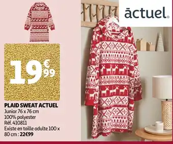Auchan PLAID SWEAT ACTUEL offre