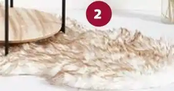 Auchan Tapis fausse fourrure offre