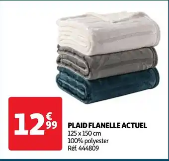 Auchan PLAID FLANELLE ACTUEL offre