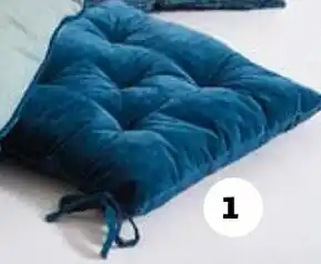 Auchan GALETTE MATELASSÉE VELOURS ACTUEL 40x40x5 cm offre