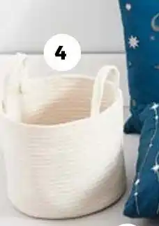 Auchan PANIER ROND COTON offre