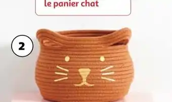 Auchan Panier chat 25x18 cm offre