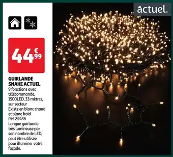 Auchan GUIRLANDE SNAKE ACTUEL offre