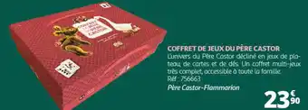 Auchan COFFRET DE JEUX DU PÈRE CASTOR offre