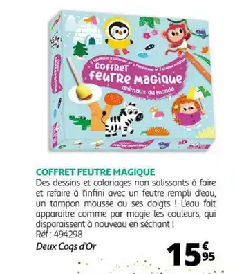 Auchan COFFRET FEUTRE MAGIQUE offre