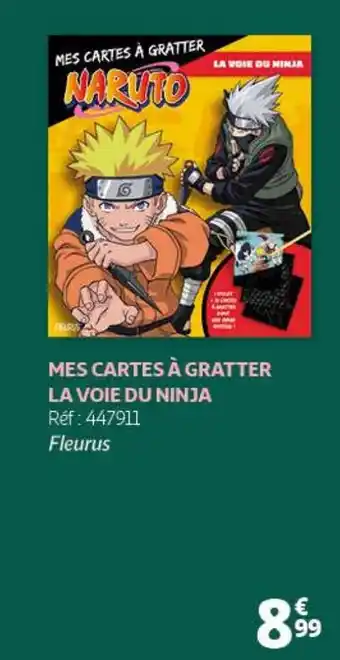 Auchan MES CARTES À GRATTER LA VOIE DU NINJA offre