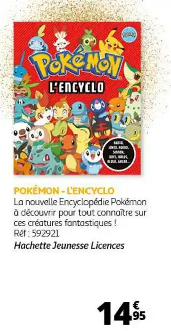 Auchan POKÉMON-L'ENCYCLO offre