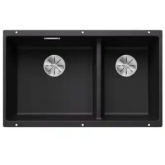 Bricomarché Evier à encastrer 80cm noir - 525991 offre