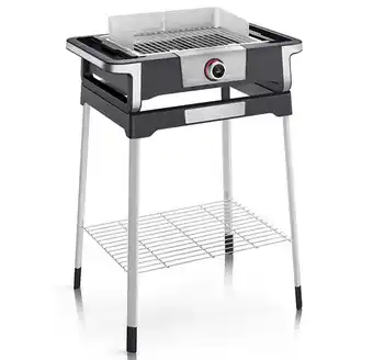 Bricomarché Barbecue électrique sur pieds 3000w noir/inox - pg8118 offre