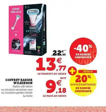 Coffret Rasoir Wilkinson