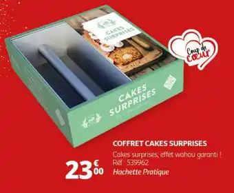 Auchan COFFRET CAKES SURPRISES offre