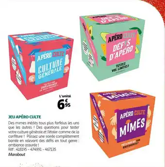 Auchan JEU APÉRO CULTE offre