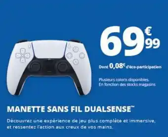 Auchan MANETTE SANS FIL DUALSENSE™ offre