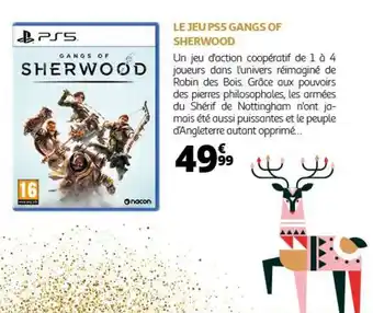 Auchan LE JEU PS5 GANGS OF SHERWOOD offre