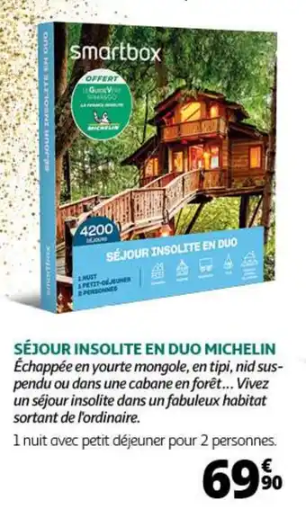 SÉJOUR INSOLITE EN DUO MICHELIN