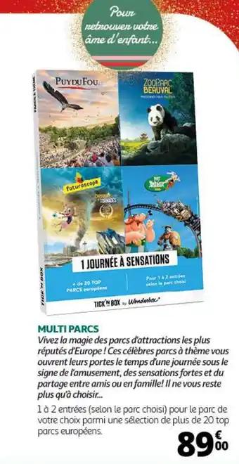 Auchan MULTI PARCS offre