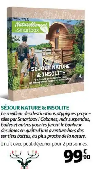 Auchan SEJOUR NATURE & INSOLITE offre