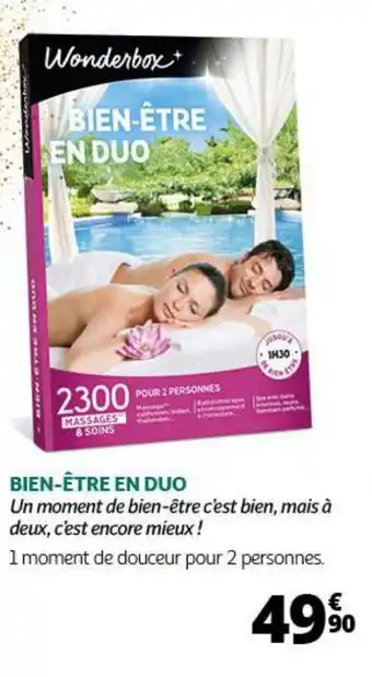 Auchan BIEN-ÊTRE EN DUO offre