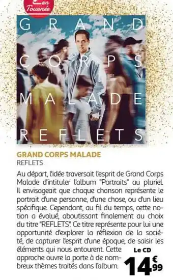 Auchan GRAND CORPS MALADE REFLETS offre