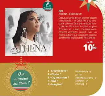 Auchan NEJ ATHENA - ÉDITION OR offre