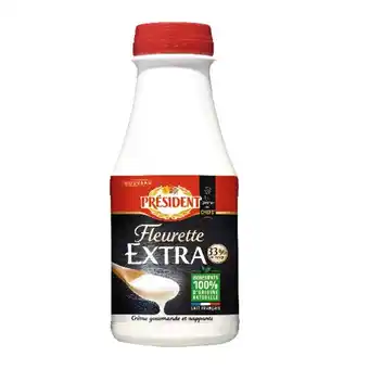 Auchan Crème fleurette extra président offre