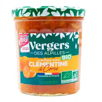 Auchan Confiture clémentine corse bio vergers des alpilles offre