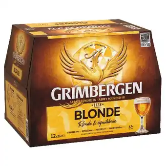 Auchan Bière blonde grimbergen offre