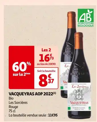 Auchan Supermarché Vacqueyras aop 2022 offre