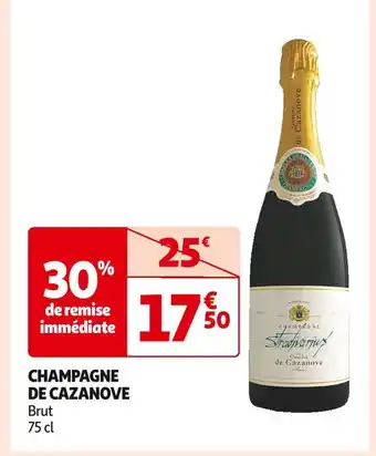 Auchan Supermarché Champagne de cazanove champagne de cazanove offre