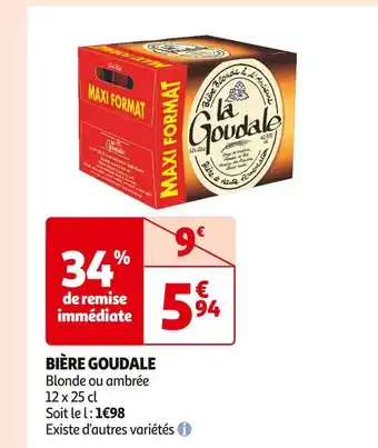 Auchan Supermarché La goudale bière offre