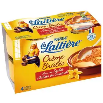 Auchan Crème brulée la laitière offre